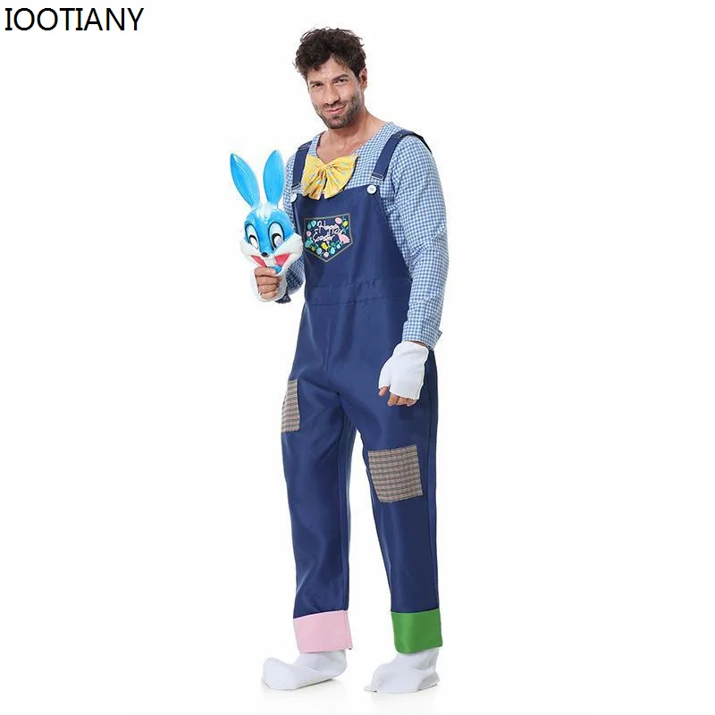 IOOTIANY новый унисекс Пасхальный кролик косплей сценический костюм антропоморфный