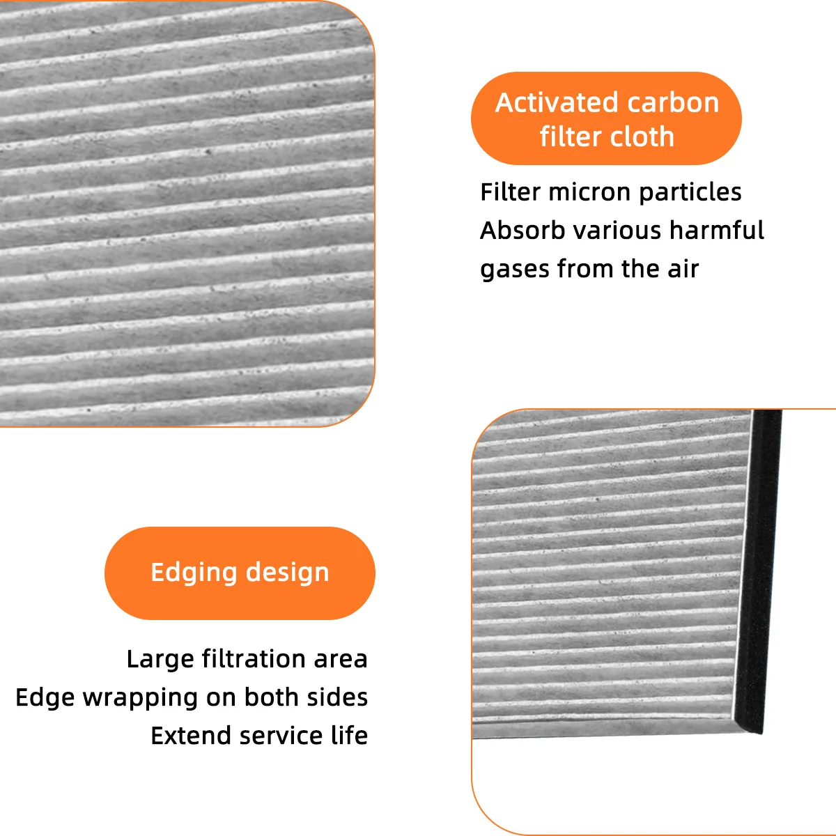 Аксессуары для Lexus RX400h 2006-2008 автомобильные фильтры из углеродного волокна CF10132
