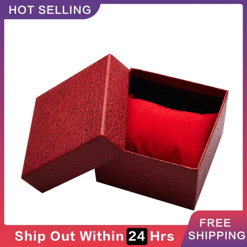 

Fashion Watch Box Cardboard Case Bangle Bracelet Wrist Watch Jewelry Present Durable Gift Box Square Watch Box