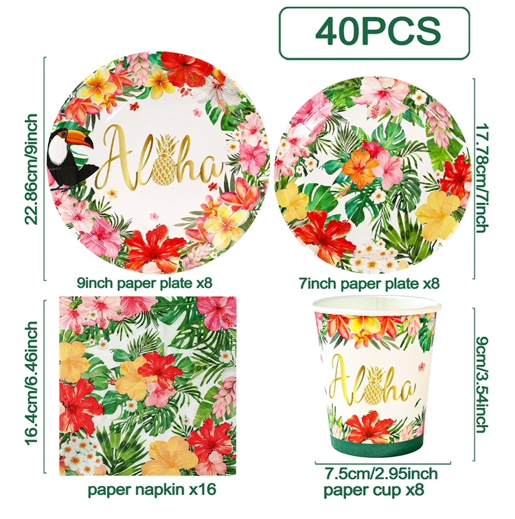 

Гавайские украшения для вечеринки FENGRISE