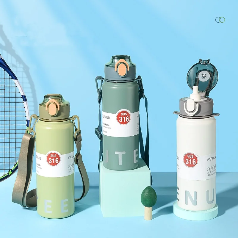 Термос из нержавеющей стали 1000 мл с крышкой