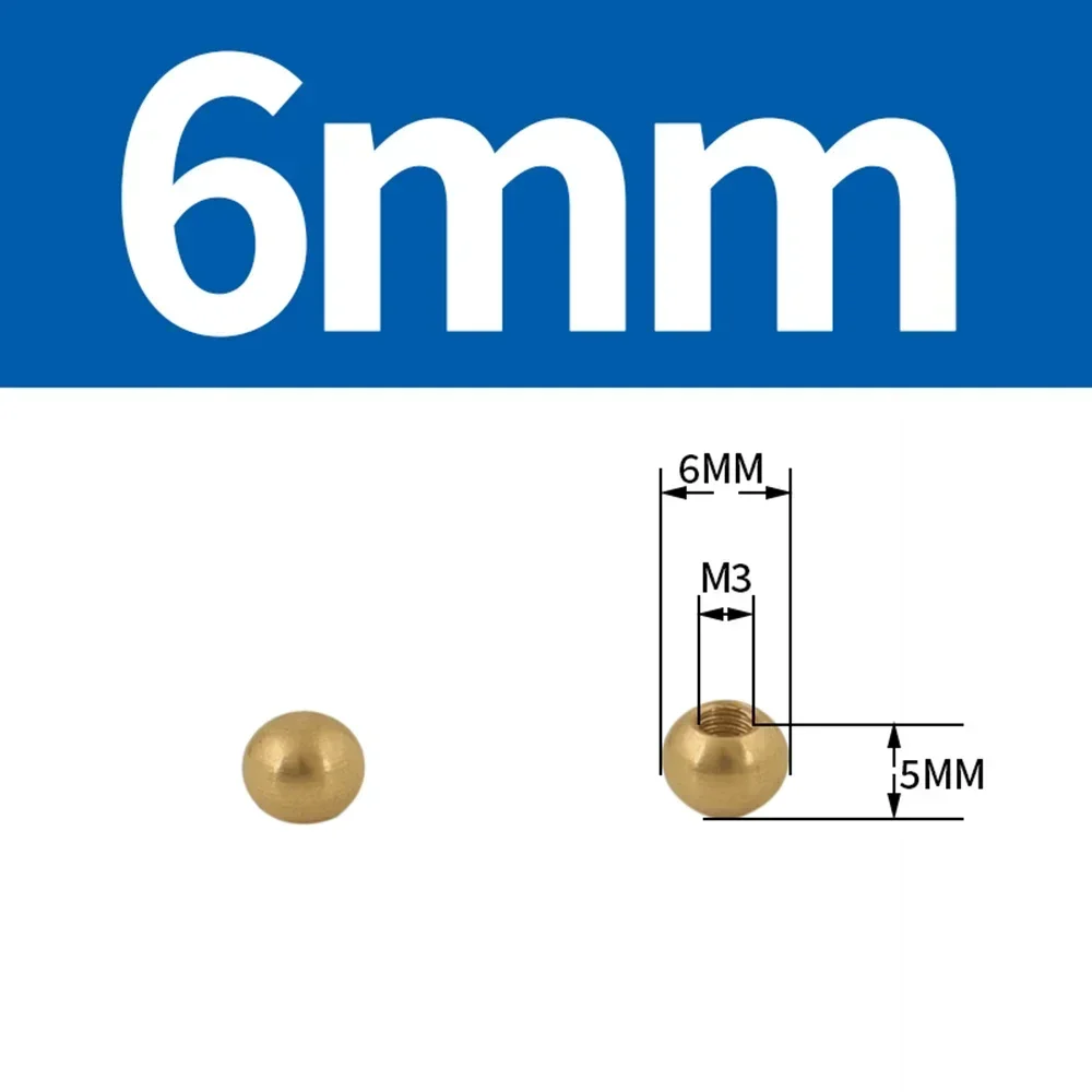 

Латунные шариковые гайки M3/M4/M5/M6/M10/M12