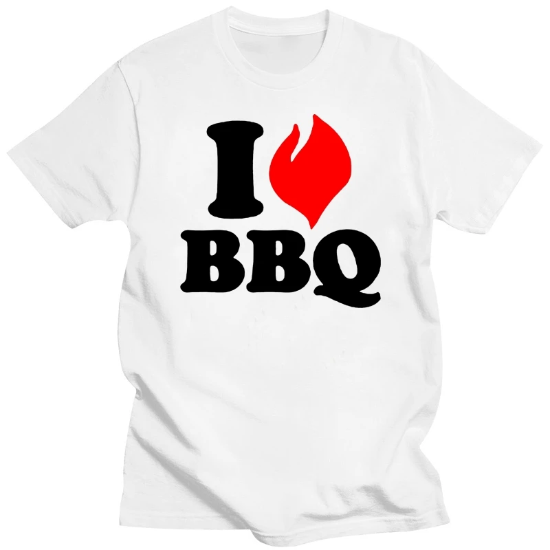 

I Love BBQ T-Shirt Barbecue Food Top Hot New 2018 Summer Fashion T Shirts Cool Casual pride t shirt men Unisex New Fashion