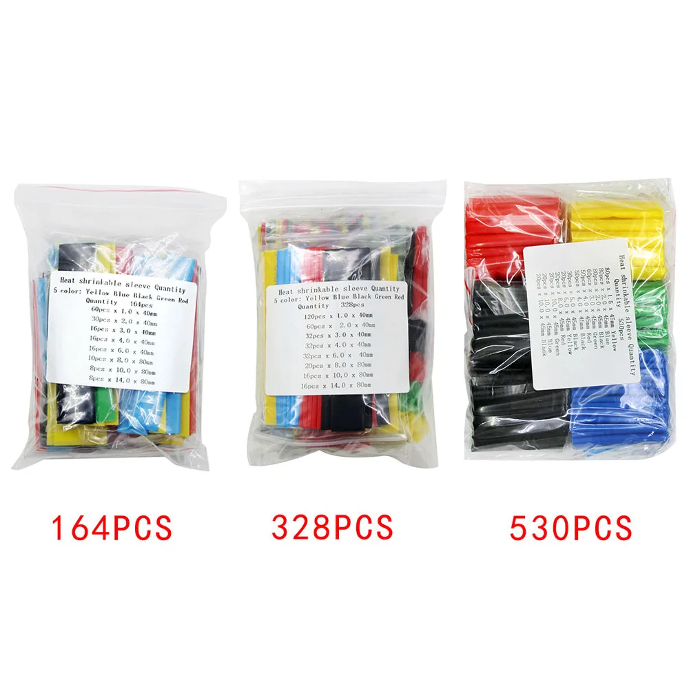 Термоусадочные трубки термостойкая трубка комплект для упаковки изоляция