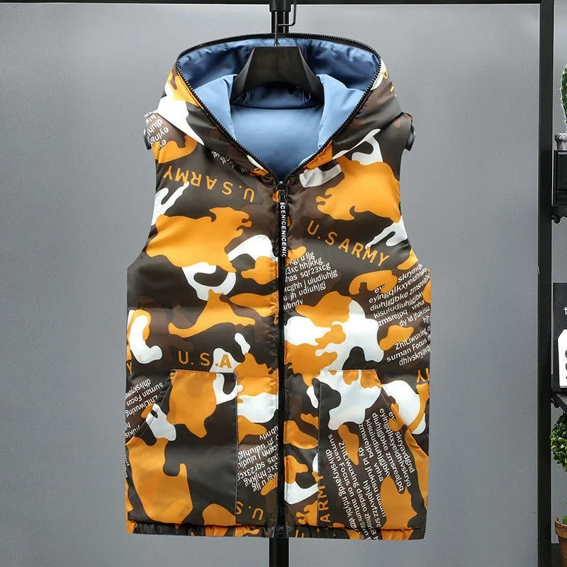 Жилет детский Камуфляжный двусторонний на возраст 105-185 см