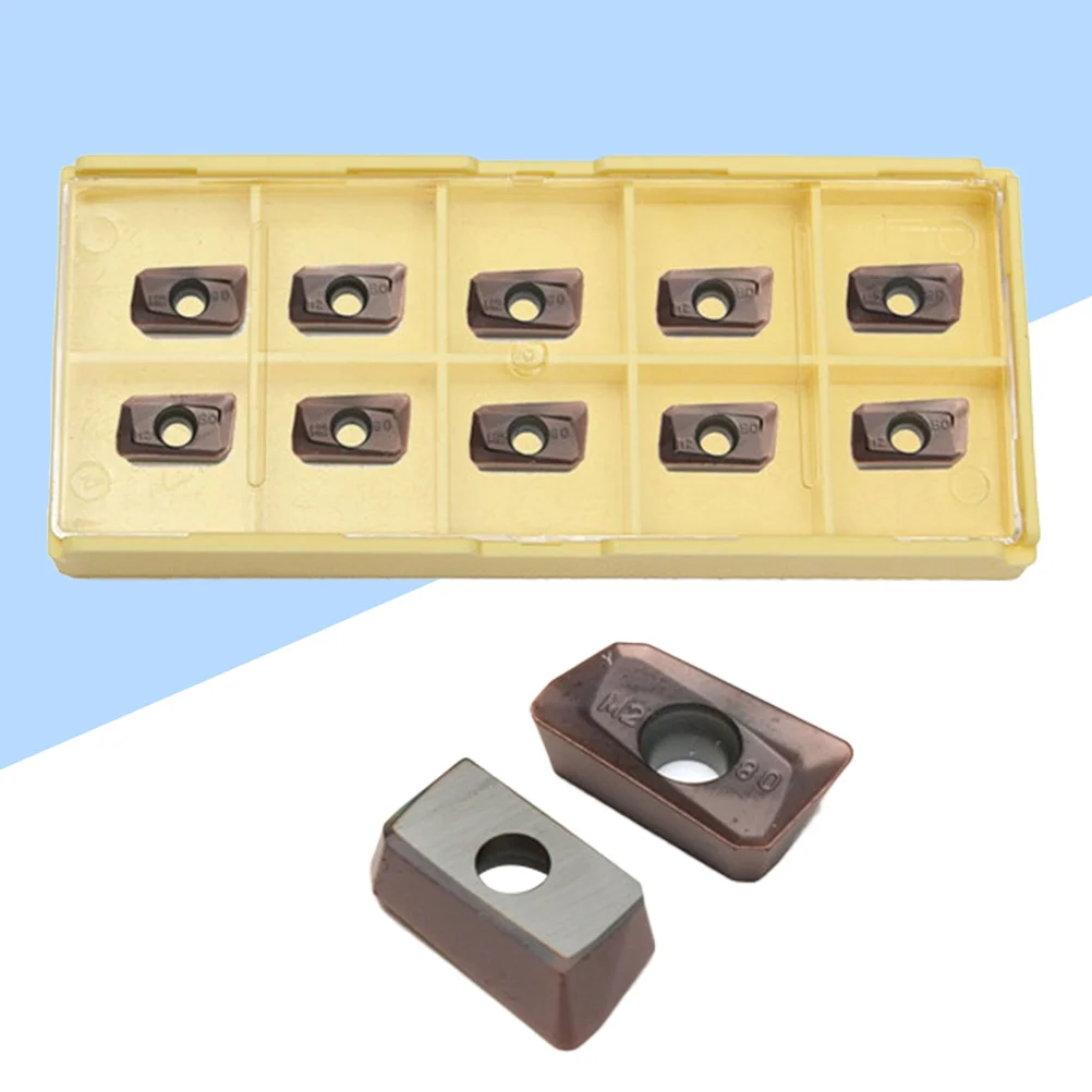 

10Pcs APKT11T308-PM Tungsten Steel Carbide Inserts Blades Turning Tool