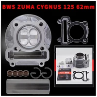 bws zuma cygnus 125 racing big bore cylinder kit 62mm for bws125 cygnus125 zuma125