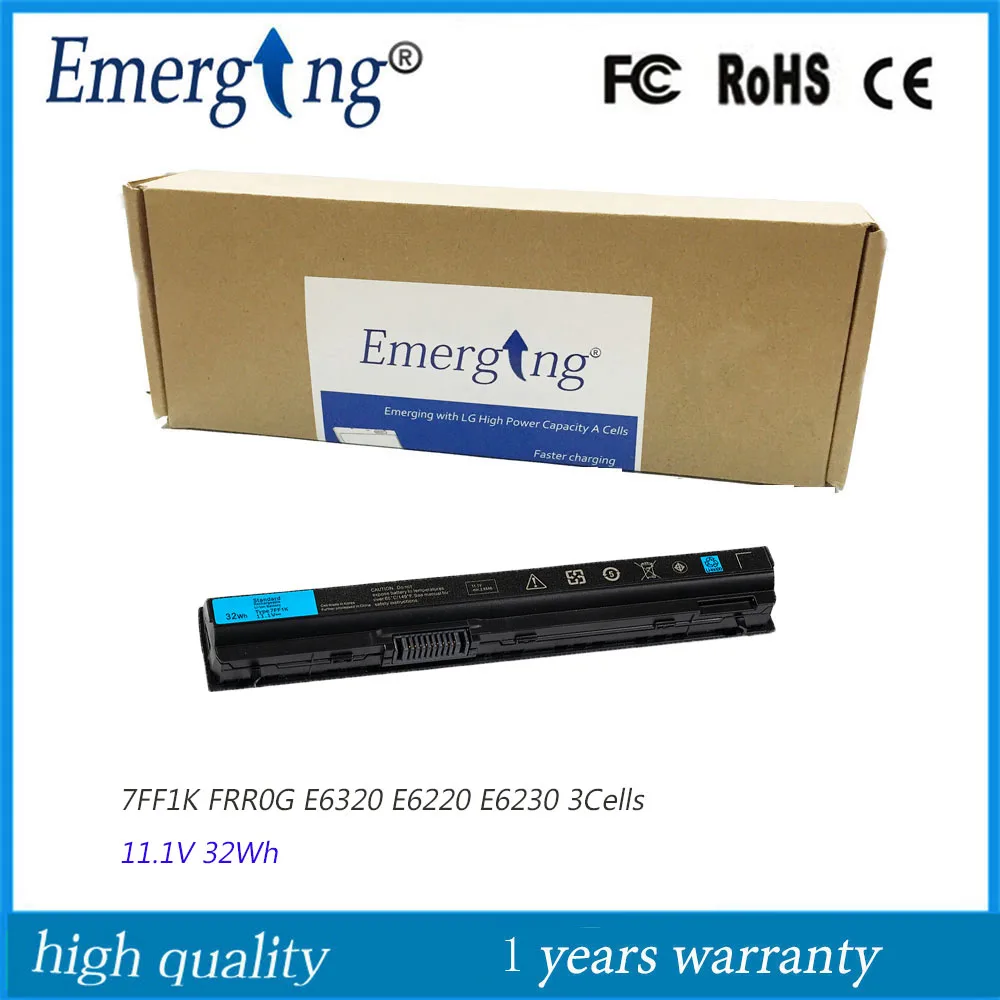 Аккумулятор для ноутбука Dell Latitude E6120 E6220 E6230 E6320 E6330 E6430S 11HYV 3W2YX 5X317, 11,1 В, 32 Вт/ч, 7FF1K