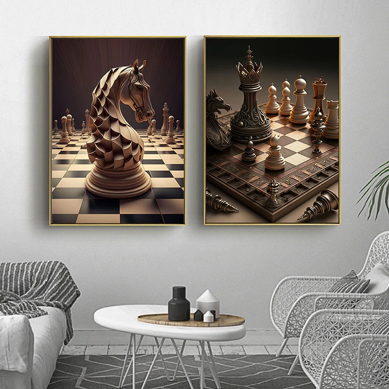 Постер шахматы