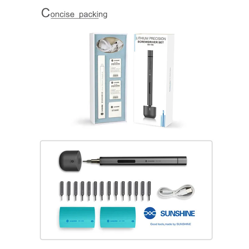 

Солнечный свет SD-18E Электронная отвертка для камеры телефона точный Ремонт