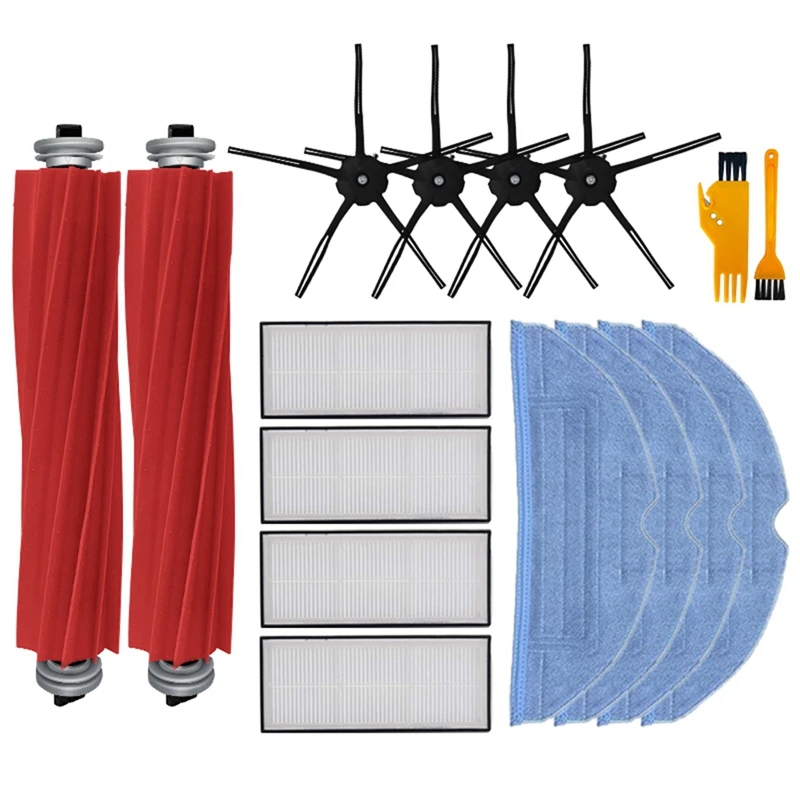 

Сменная основная и боковая щетки для робота-пылесоса Roborock S7 S70 S7 Max T7S T7S Plus, Hepa фильтр