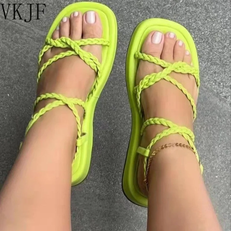 

2023 Summer Sandals Fashion Thick Heel Ladies Elegant Open Toe Sandals Ankle Strap Dress High Heels Narrow Strap Ladies Sandals