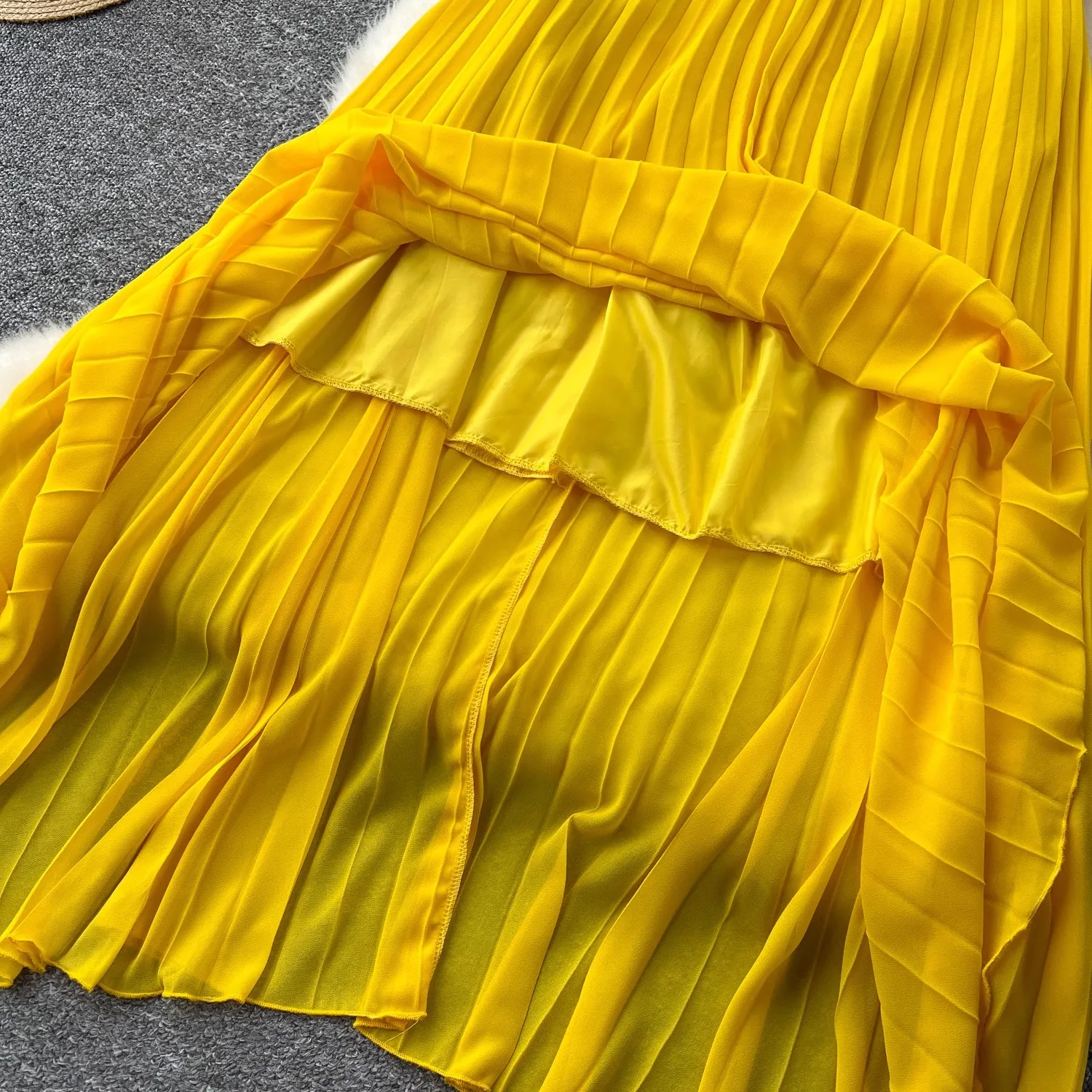 Шикарные желтые платья без рукавов Вечерняя вечеринка с открытой спиной на