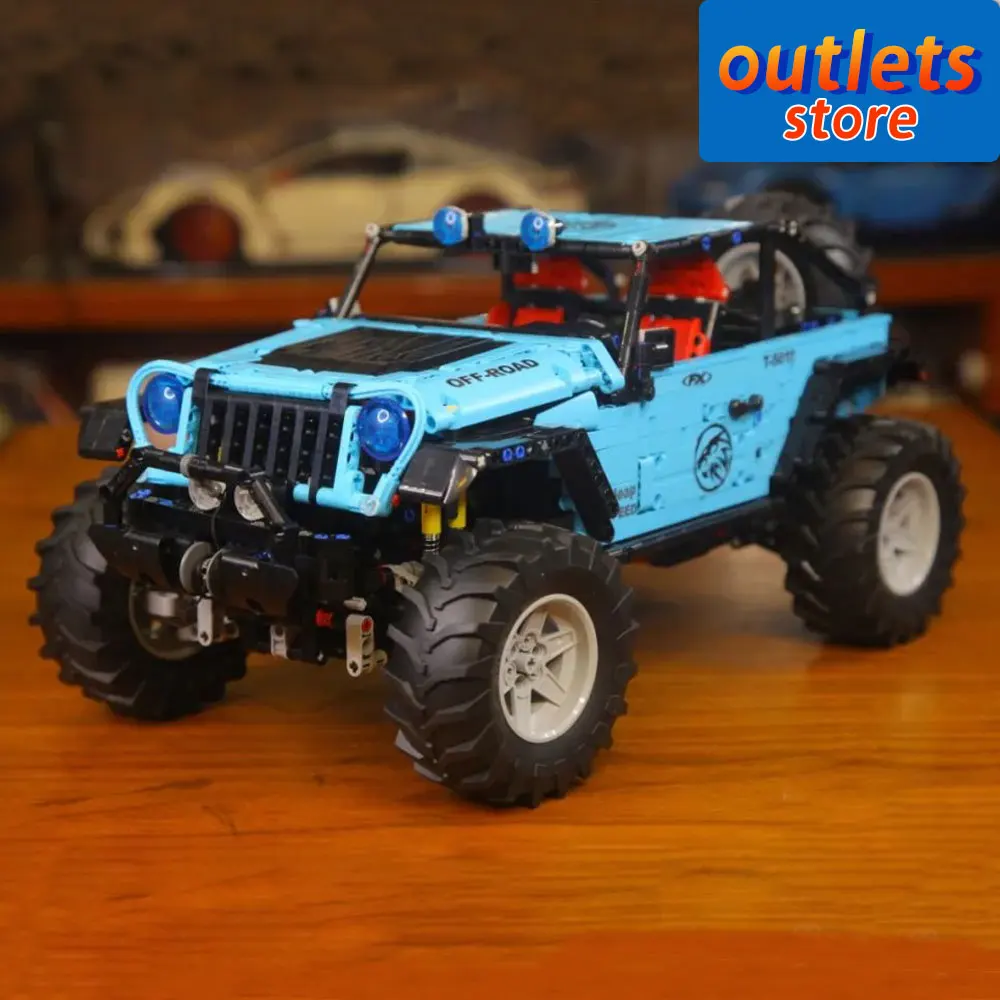 

T5010 высокотехнологичный Wrangler Trailcat внедорожник статическая версия Moc 44443 кирпичи техническая модель строительные блоки игрушки для мальчиков 2680 шт.