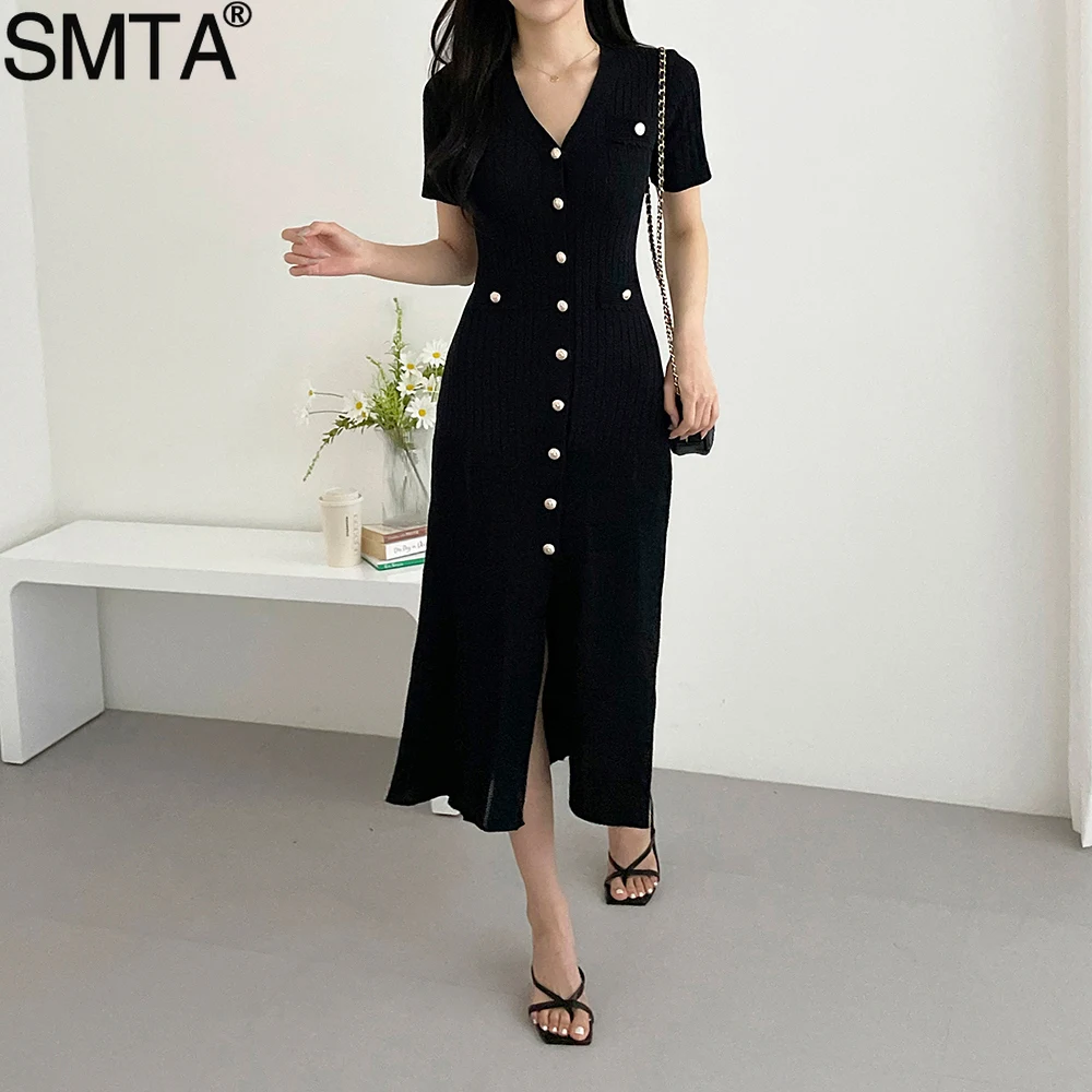 Женское облегающее платье в корейском стиле с рюшами