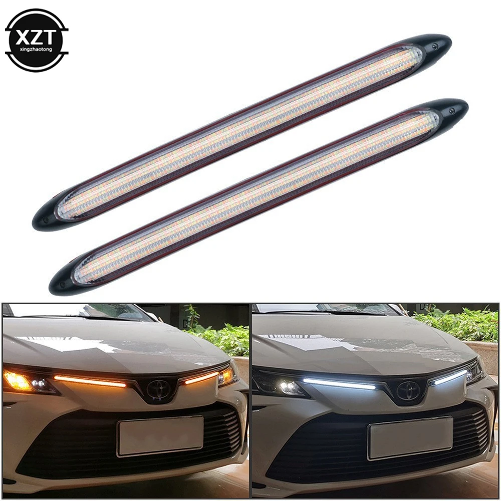 

Гибкая светодиодная лента для дневных ходовых огней автомобиля, 2 шт.