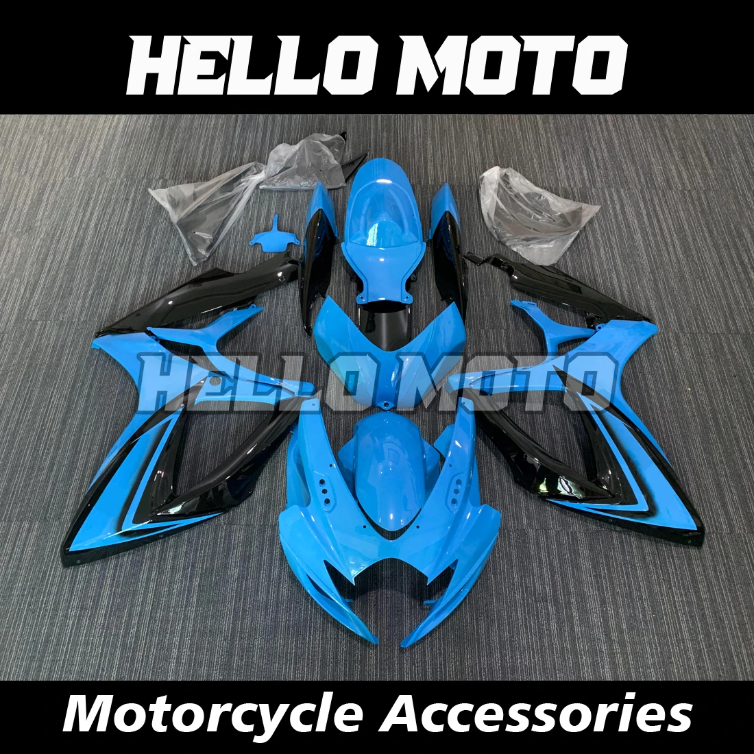 

New ABS Injection Molding Motorcycle Fairings Kits Fit For GSXR600 GSXR750 2006 2007 Bodywork Set K6 K7