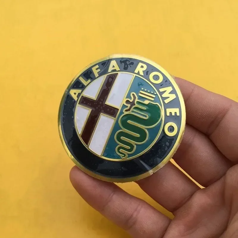 

1 шт., 40 мм, наклейка с логотипом на руль автомобиля для Alfa Romeo Mito Giulia Giulietta 147 156 166 159 Stelvio Sportiva 4C 8C GT