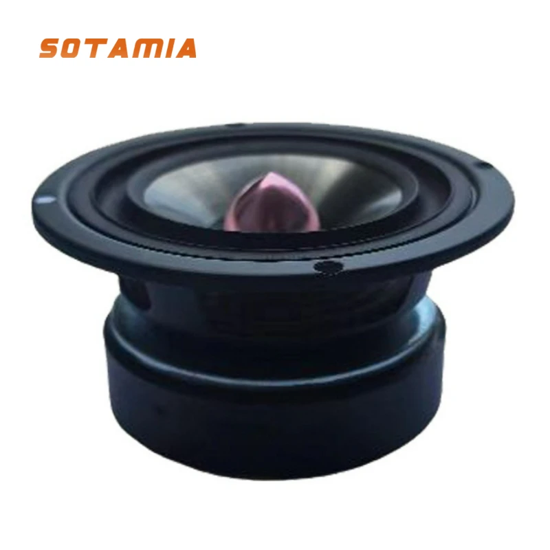 Фото Аудиоколонка SOTAMIA, 3 дюйма, полнодиапазонная, Hi-Fi, 4 Ом, 10 Вт, для компьютера, настольная, полочная, для караоке №1