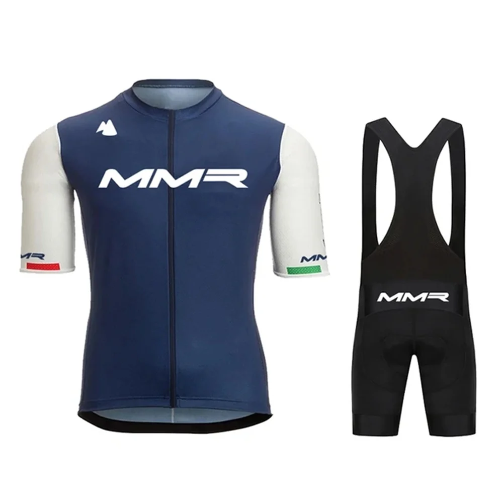 

MMR Cycling Jersey Ropa Maillot Ciclismo Hombre rapha Summer Short Sleeve Jerseys Bicycle fCycling Clothing Bib Shorts Suit