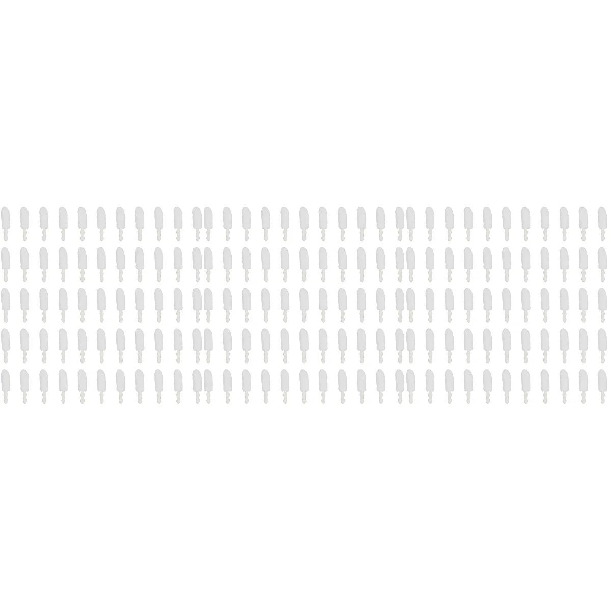 

900 Pcs Flocking Lip Gloss Brush Accessories Lipstick Brush Replacing Heads