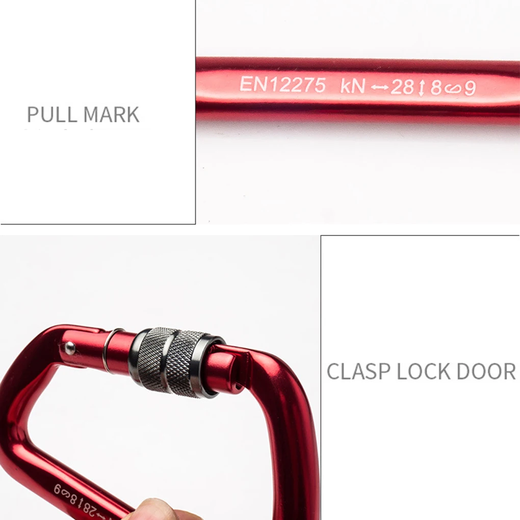 

Карабин для скалолазания, оборудование для скалолазания, несущая безопасная Пряжка, аксессуар, безопасный фиксирующий инструмент для спор...