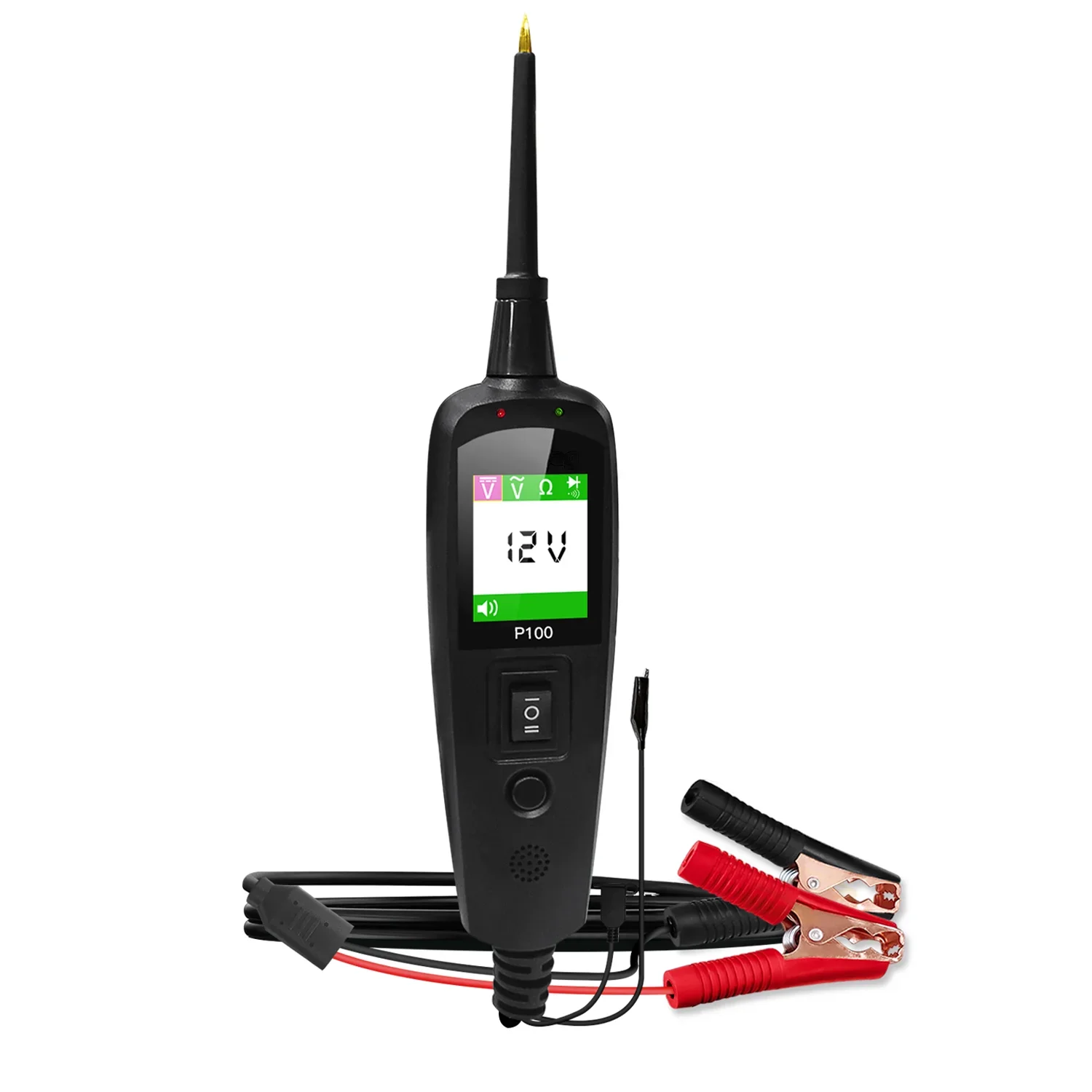 

P100 TopDiag P100 2 м автомобильный тестер электрических цепей автомобильный датчик сканирования питания комплект цепей 12V24V тестер батареи диагностический инструмент