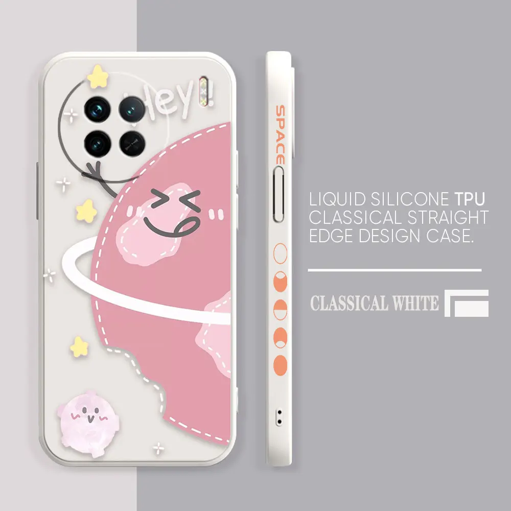 Case For VIVO X21I X21S X23 X27 X30 X50 X60 X70 X80 5G PRO PLUS Colour Case Cover Funda Cqoue Shell Capa Hey Cartoon Earth Star