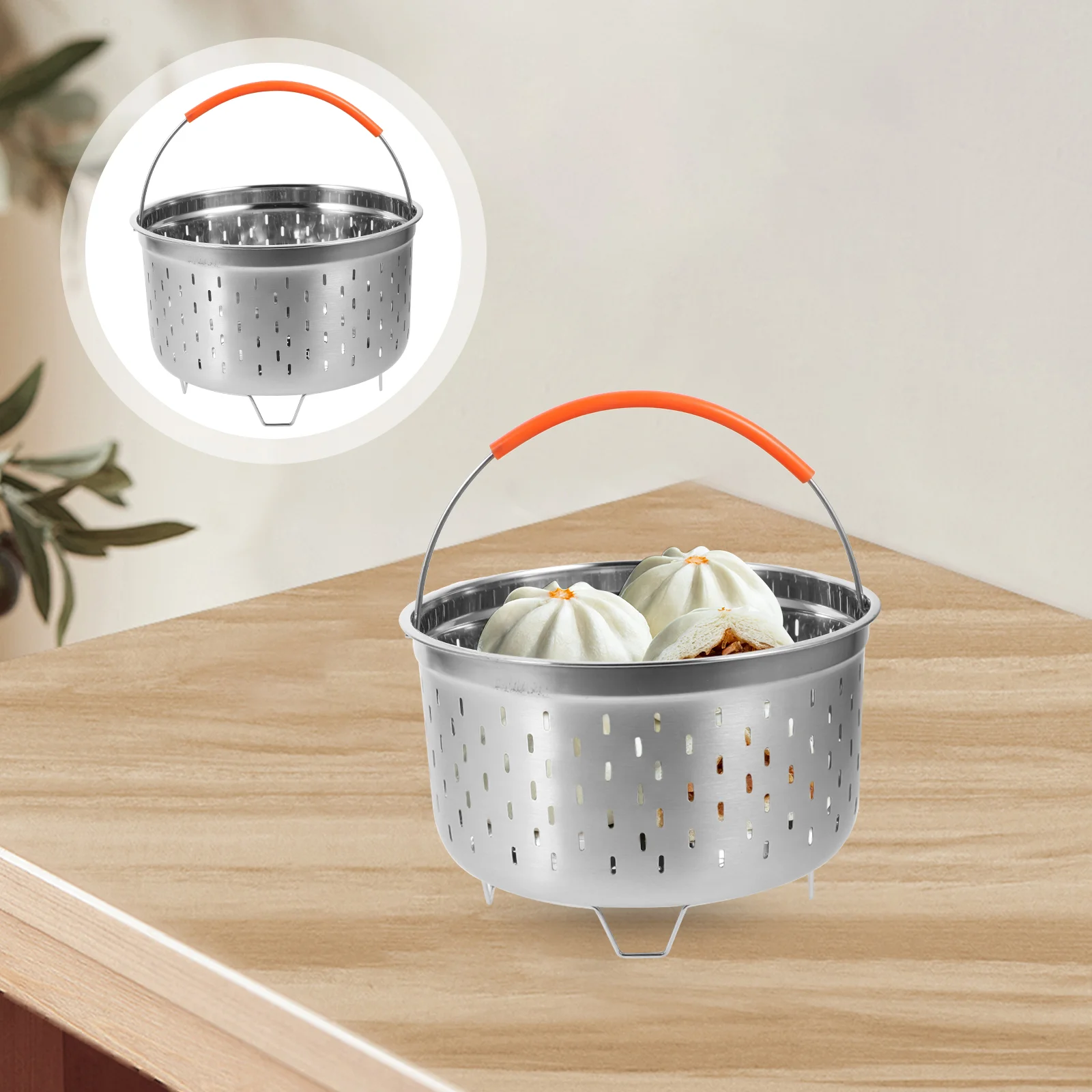 

Veggie Steamer Steaming Pot Tamale Steamer Pot Steam Rack Dumpling Steamer Steam Pot Metal Stainless Steel Rice Steamer