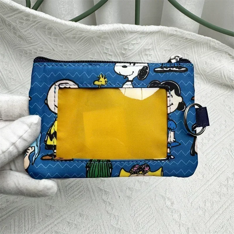 Lesportsacs Snoopy Bag 13*8 см мультфильм Hello Kitty Микки Маус ключ нулевой кошелек 2437 тканевая