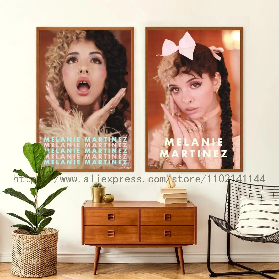 

Melanie Martinez Singer Decoration Art Poster Wall Art Personalized Gift Modern Family bedroom Decor Canvas Posters