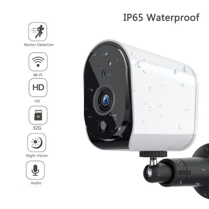 

Водонепроницаемая Ip-камера с датчиком движения, 1080p, Wi-Fi