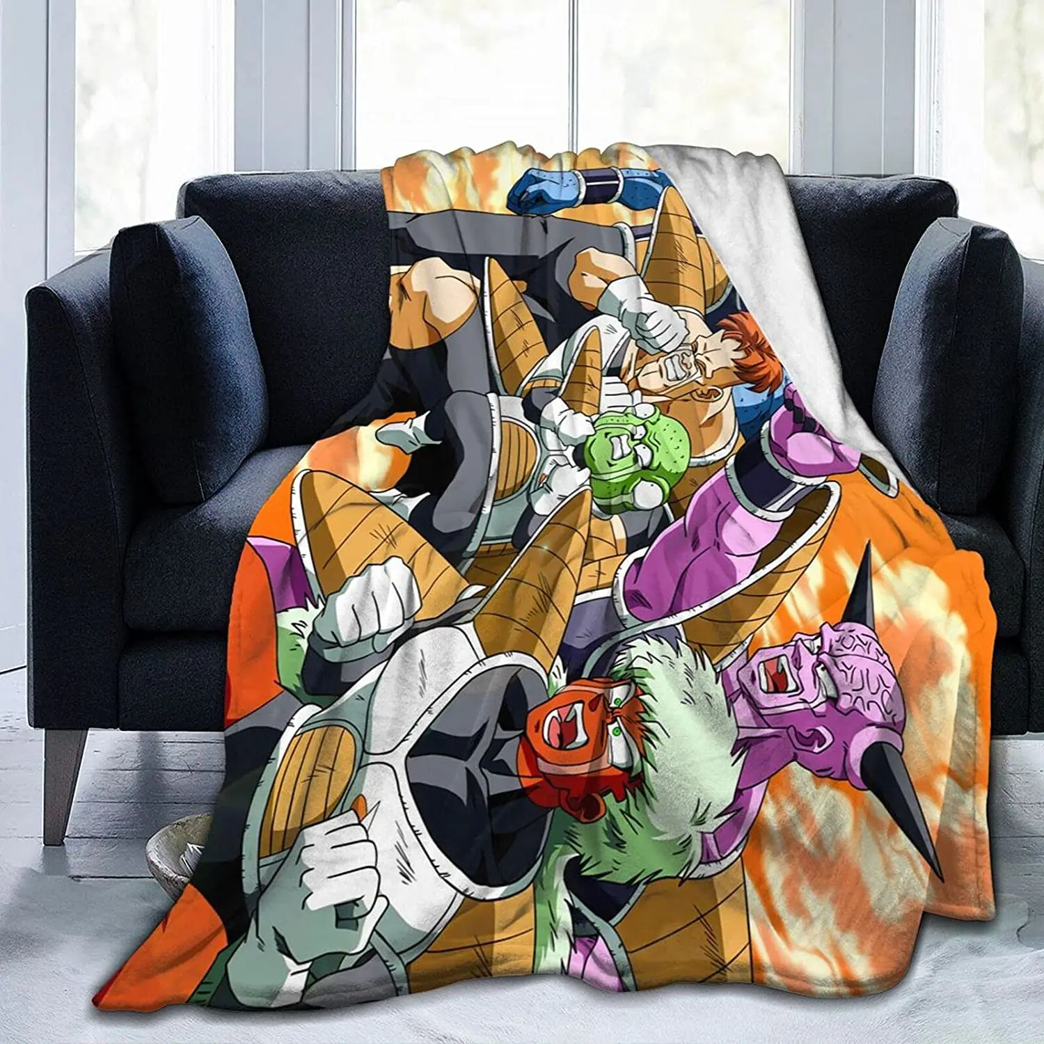 

Captain Ginyu Fluffy Soft and Comfortable Blanket, Anime Warm Embrace of Sympathy