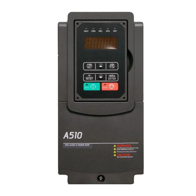 

Tier: High Potential Seller Warranty 2 Years VFD Frequency AC Drive A510-4040-H3 3 Phase 440V 60A 30KW 40HP Inverter