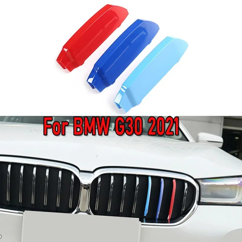 

3 шт. ABS для BMW G60 G30 G31 I5 5 серии 2025 2024 2018-2023 гг. Автомобильная гоночная решетка, накладка, зажимы M Performance, автоаксессуары