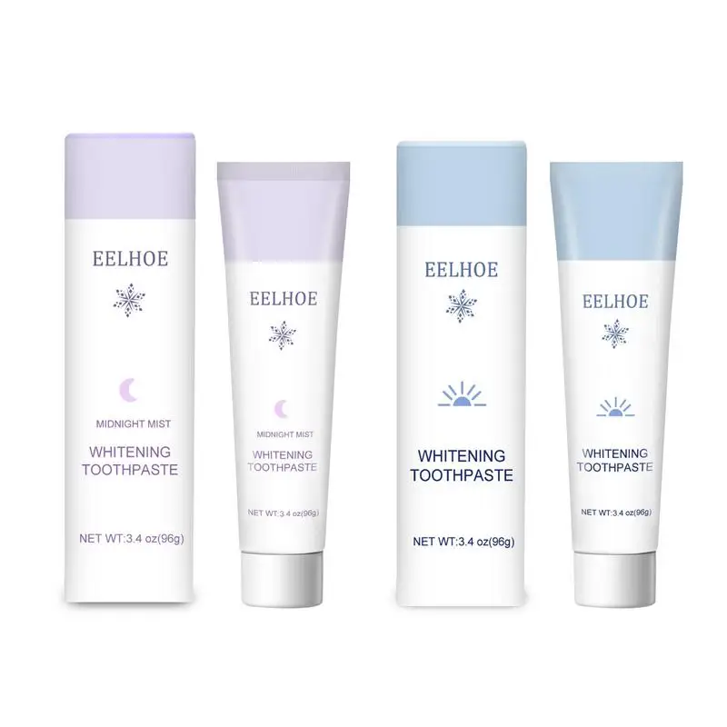 

Toothpaste For Sensitive Teeth Dual Uses AM PM Toothpaste Natural Teeth Oral Care Cleaner Pigmentation Removal Deep Cleaning