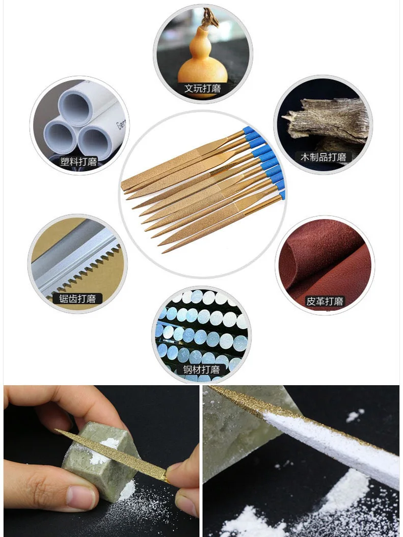 Алмазная пилка 3x140 мм 4x160 5x18 0 треугольная зеркальная поверхность для камня стекла