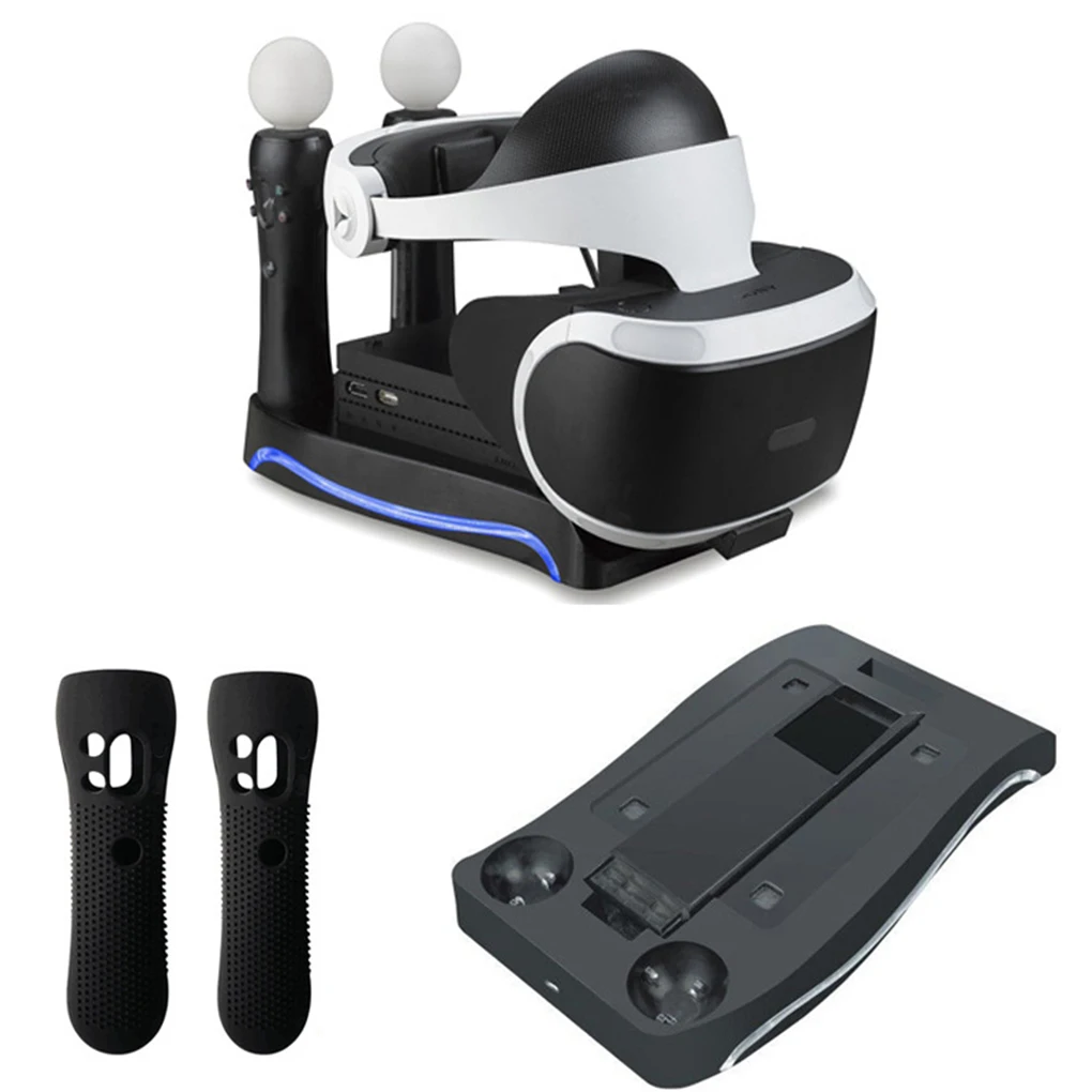 

Replacement for PSVR PS4 VR PS VR Headset Move Charging Station Display Stand Showcase Storage Holder Accessories