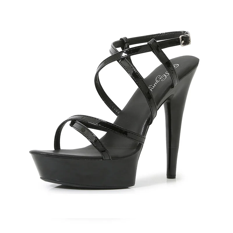 

Новинка, пикантные сандалии shuумиао для девочек, женская летняя обувь, высокие каблуки, пикантные цветные сандалии на платформе, обувь для в...