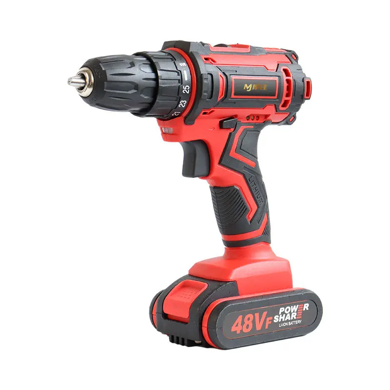 Двухскоростная электрическая дрель высокомощная перезаряжаемая Бытовая