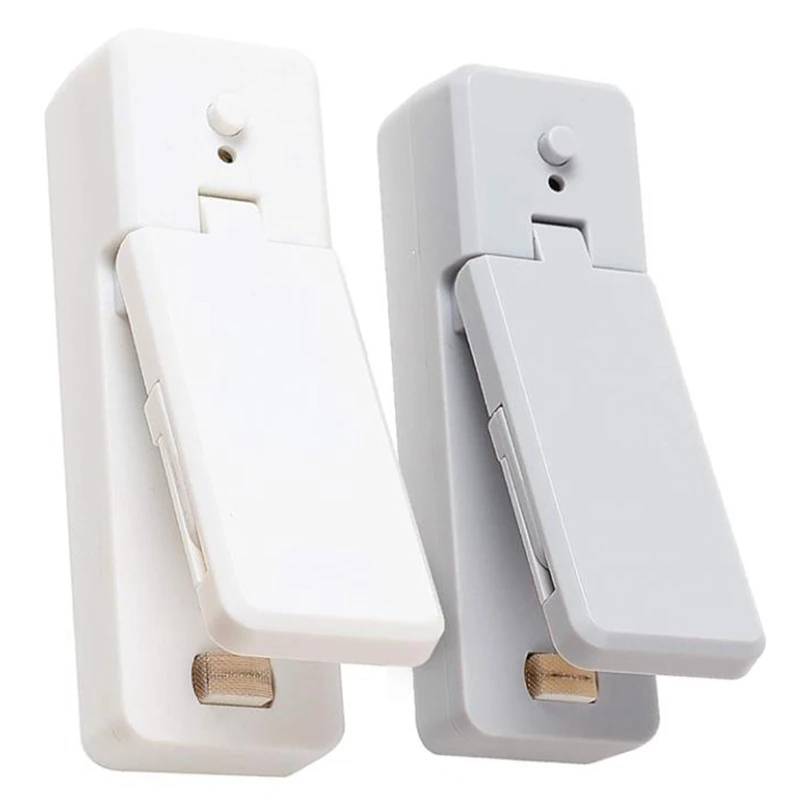 

2Pcs Mini Bag Sealer,2 In 1 Handheld Mini Bag Sealer&Cutter,Heat Sealer Handheld Mini Sealing Machine Snack Bag Resealer
