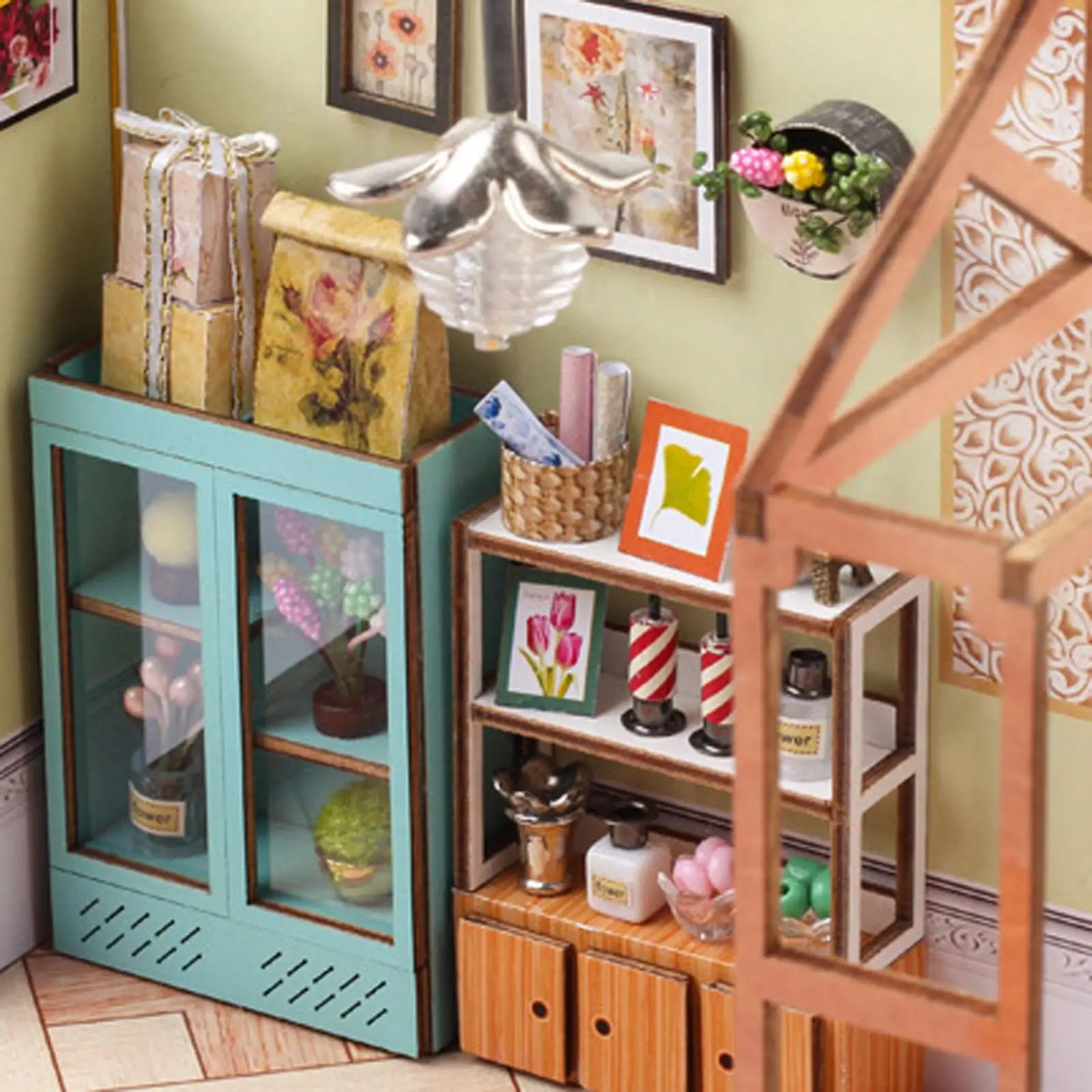

Wooden Miniature Dollhouse Valentine'S Day Gift Building Set for Adults Kids
