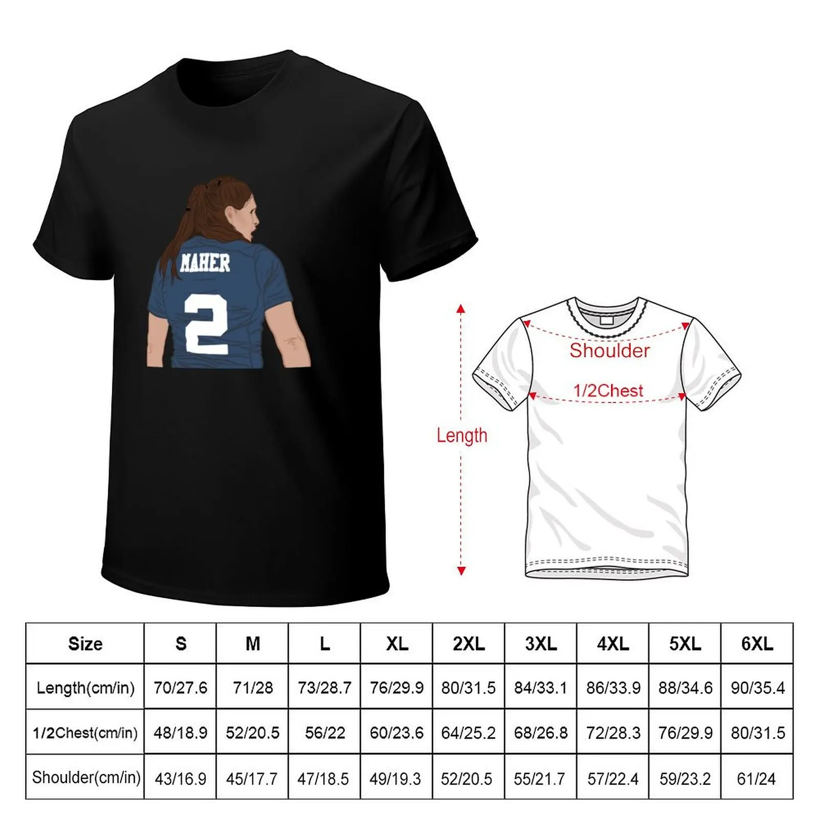 Фото Футболка Ilona Maher Rugby Sevens Jersey USA с наклейкой, дышащая, из базового хлопка. №2