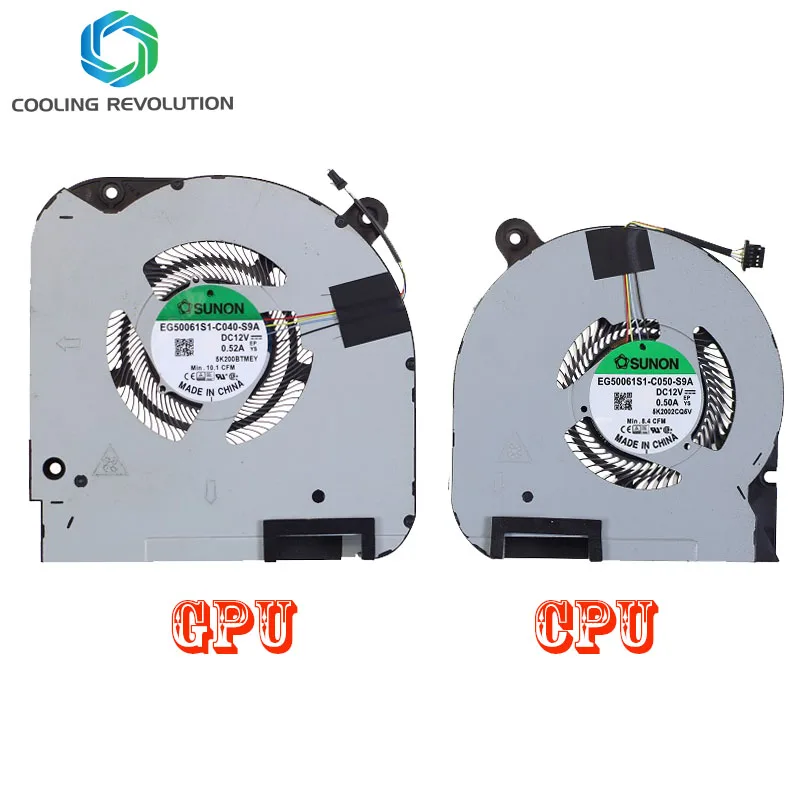 Охлаждающий вентилятор для ноутбука, графического процессора, Φ DC12V для DELL G7 17 7700 2020 Gaming 0WMJ4N 0KFDJ9