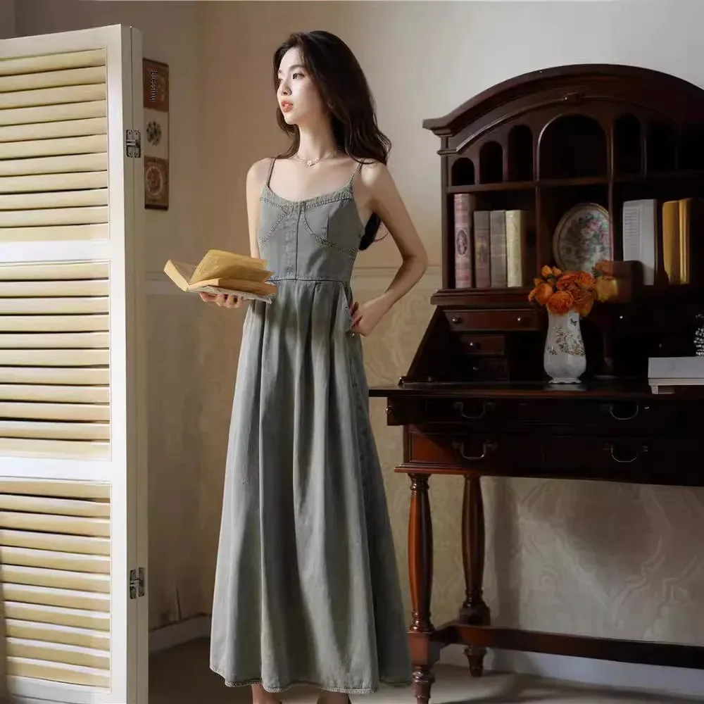Винтажное платье в гонконгском стиле женское весенне-летнее Новое Элегантное