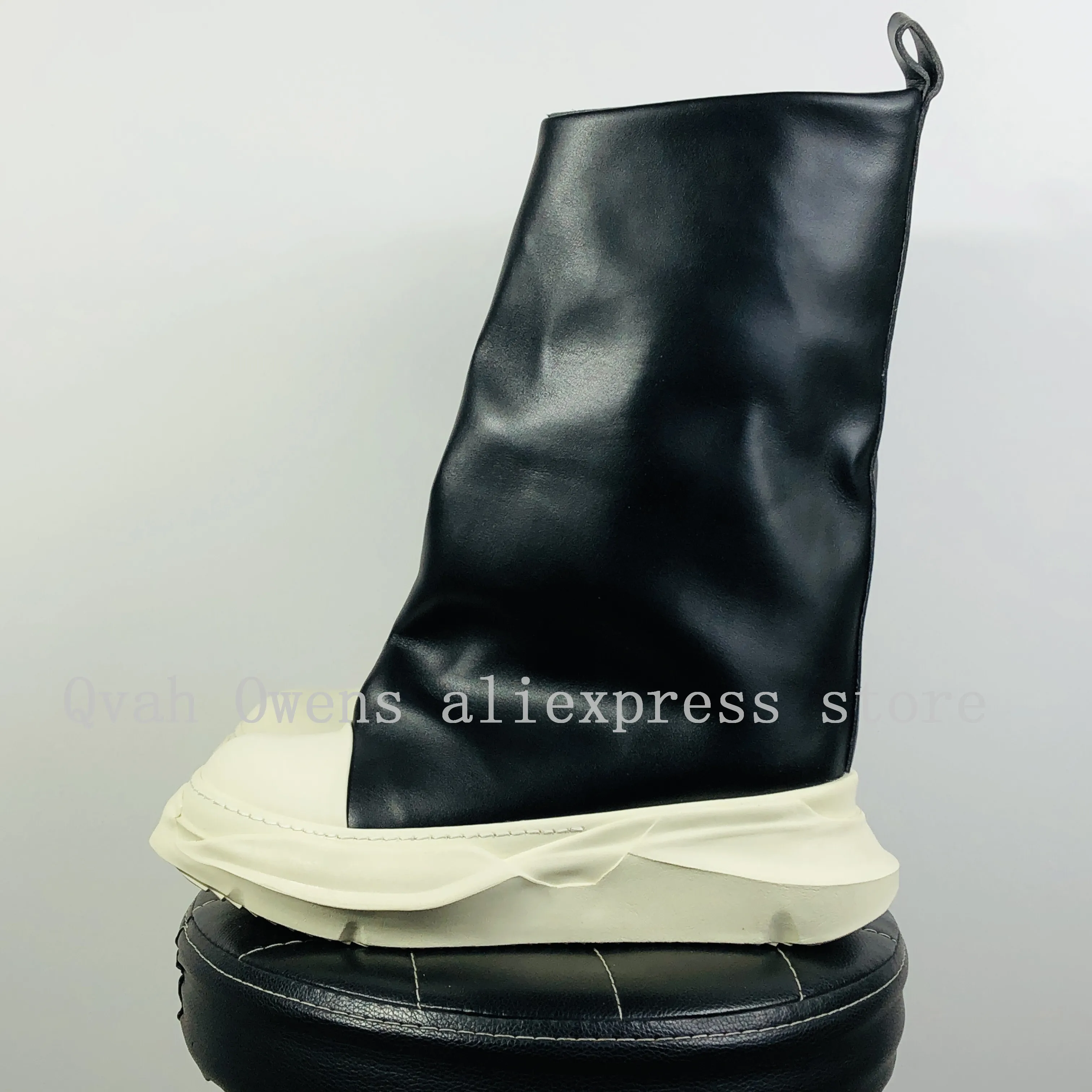 Мужские высокие сапоги Qwa Owens кроссовки из искусственной кожи женские зимние
