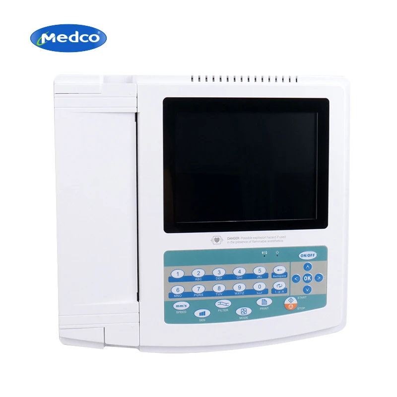 

Portable ECG electrode ECG electrocardiograph 12 channels ECG machine