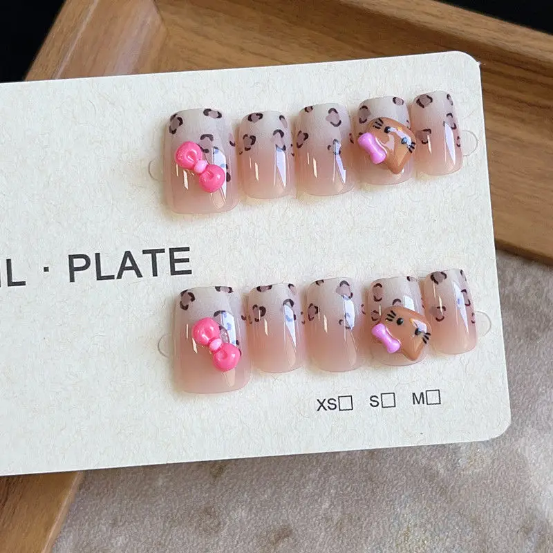 Новый Kawaii Sanrio HelloKitty для ногтей аниме милая красота студенческие аксессуары с