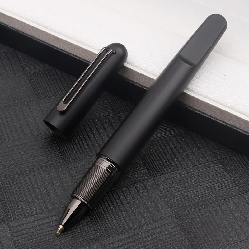 

Luxury Monte MB Black M Rollerball Pen Blance Business Fountain Pens with Magnetic Cap Office Chrismas Gift Stationary