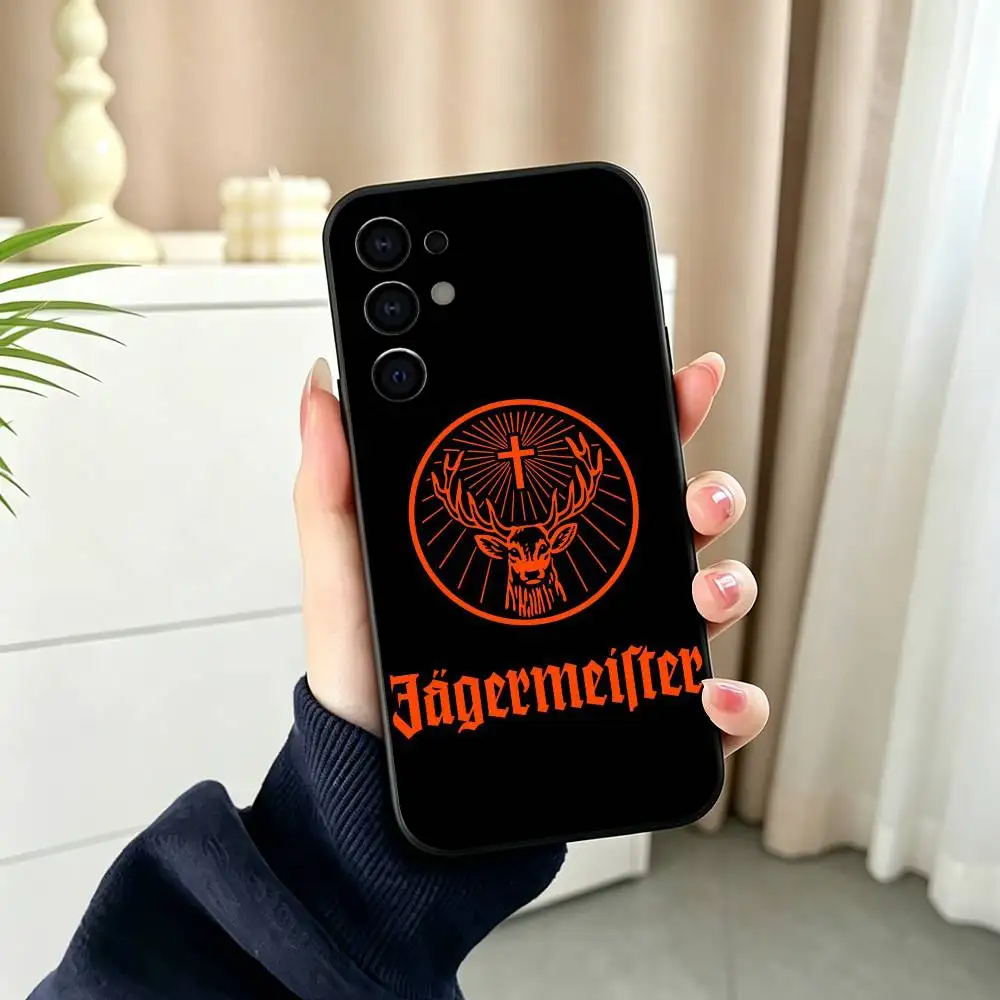 Фото Модный чехол для телефона Jagermeister, черный, силиконовый, мягкий, для Samsung S25, S24, S21, S22, S23, S30, Ultra, S20, Plus, Fe, Lite №4